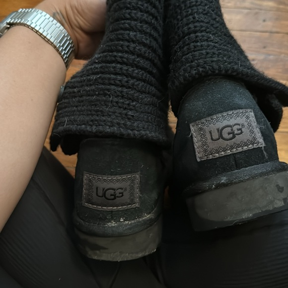 ugg classic cardy boot black - Picture 3 of 4